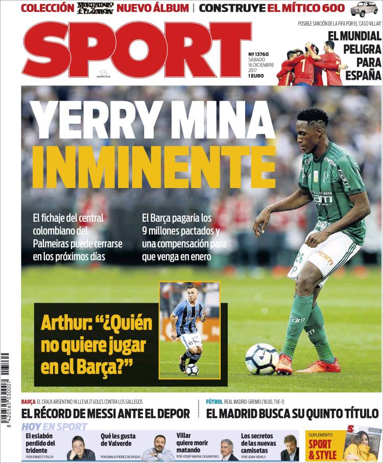 Sport Portada 16 12 2017