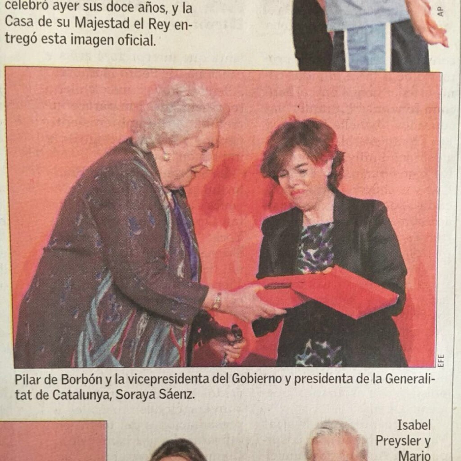 Salvador Cardús fa broma amb la Soraya "presidenta de la Generalitat"