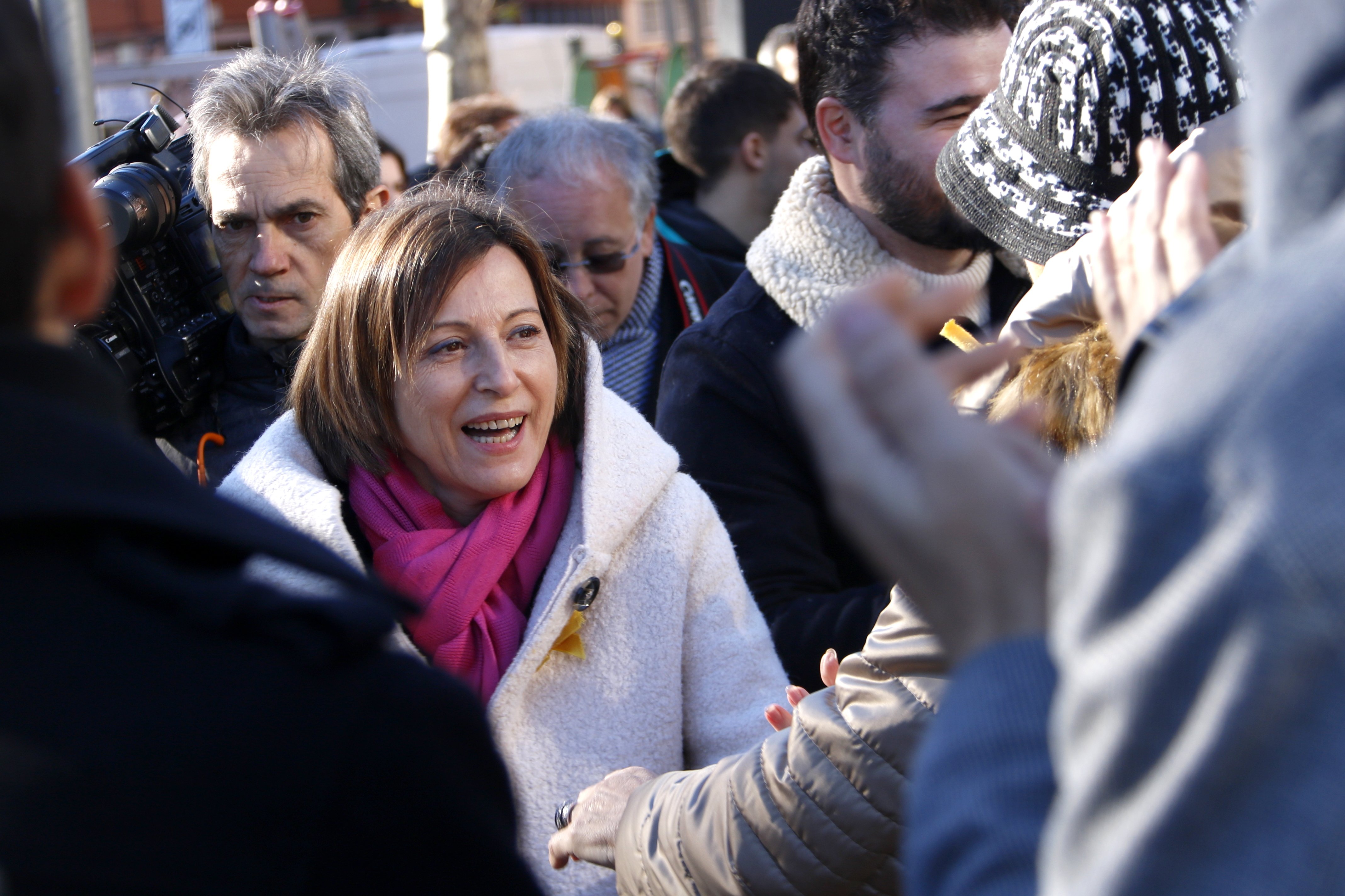 Forcadell, A Soraya: "Gracias por confirmar que no hay separación de poderes"