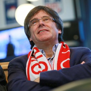 Carles Puigdemont Girona futbol Brussel·les Efe Carles Puigdemont Girona futbol Brussel·les Efe