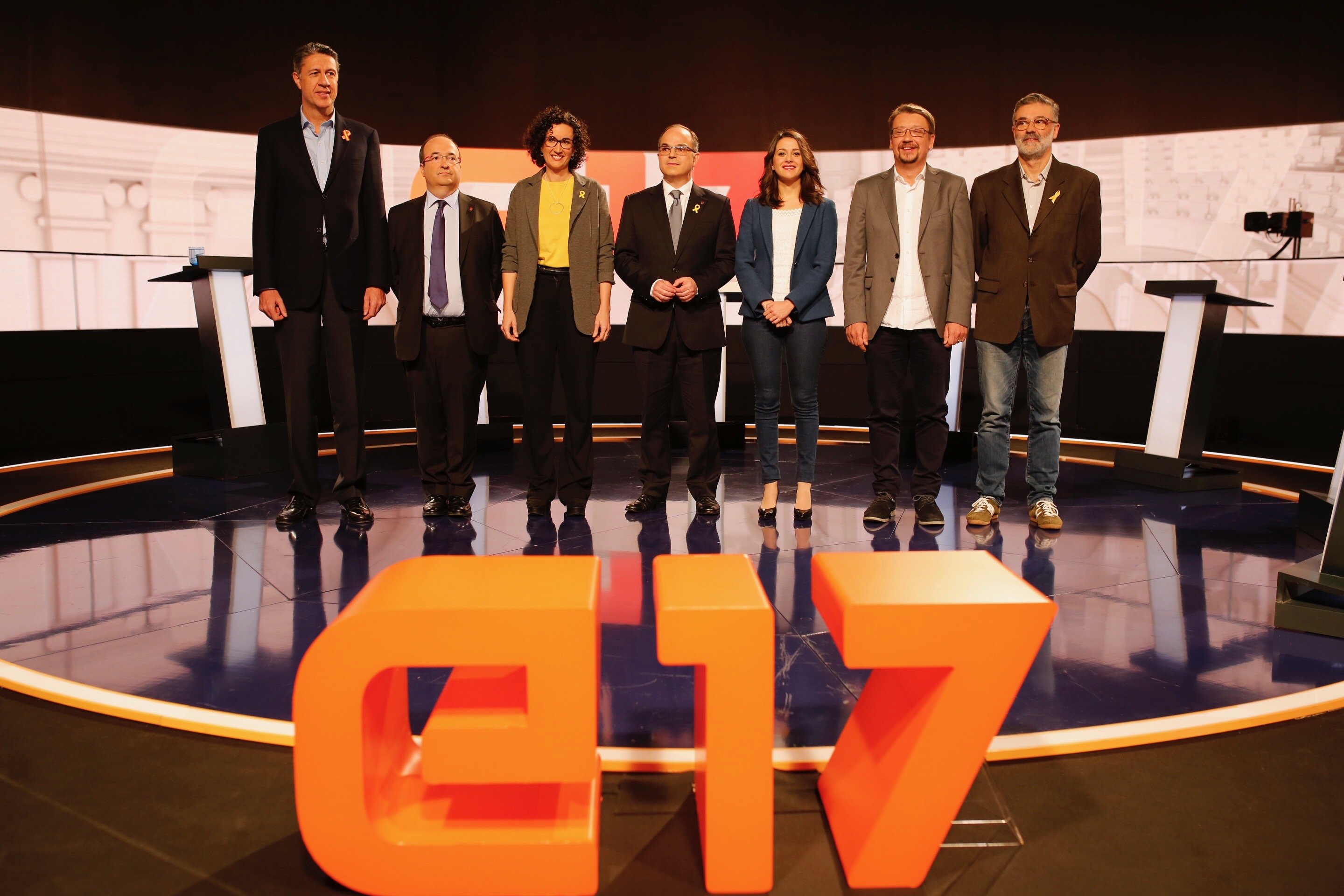 Debat d'alta tensió entre els candidats a TV3 en el darrer tram de campanya