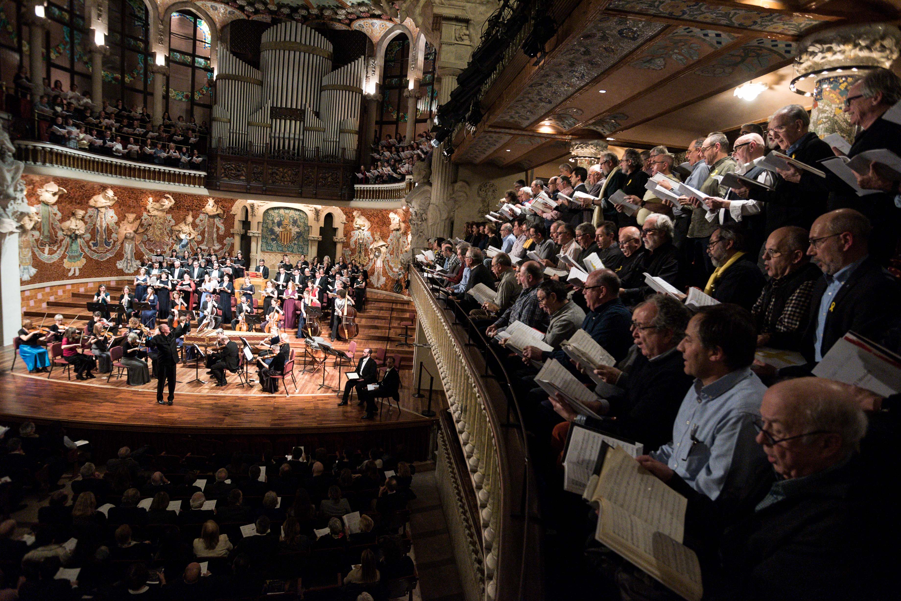 Récord de participación en el Mesías de Händel del Palau: 562 cantantes
