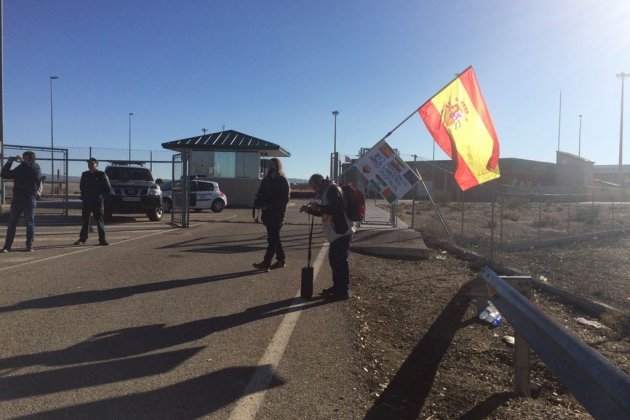 manifestant Estremera bandera espanyola   Marta Lasalas