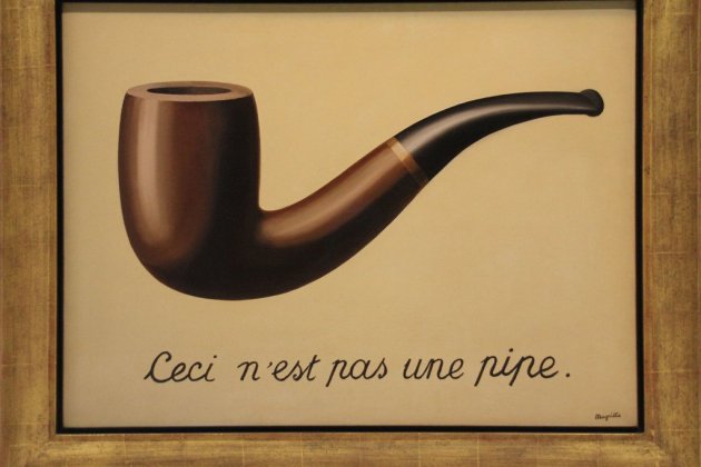 Magritte quadre pipa