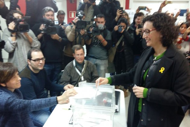 marta rovira vota a Vic 21 .D