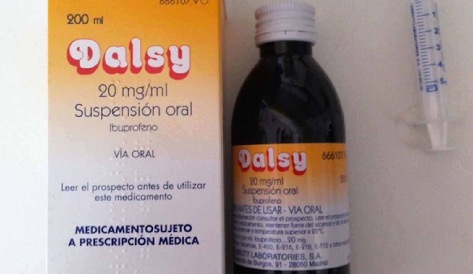Sanidad no cambiará el prospecto del Dalsy Sanidad no cambiará el prospecto del Dalsy