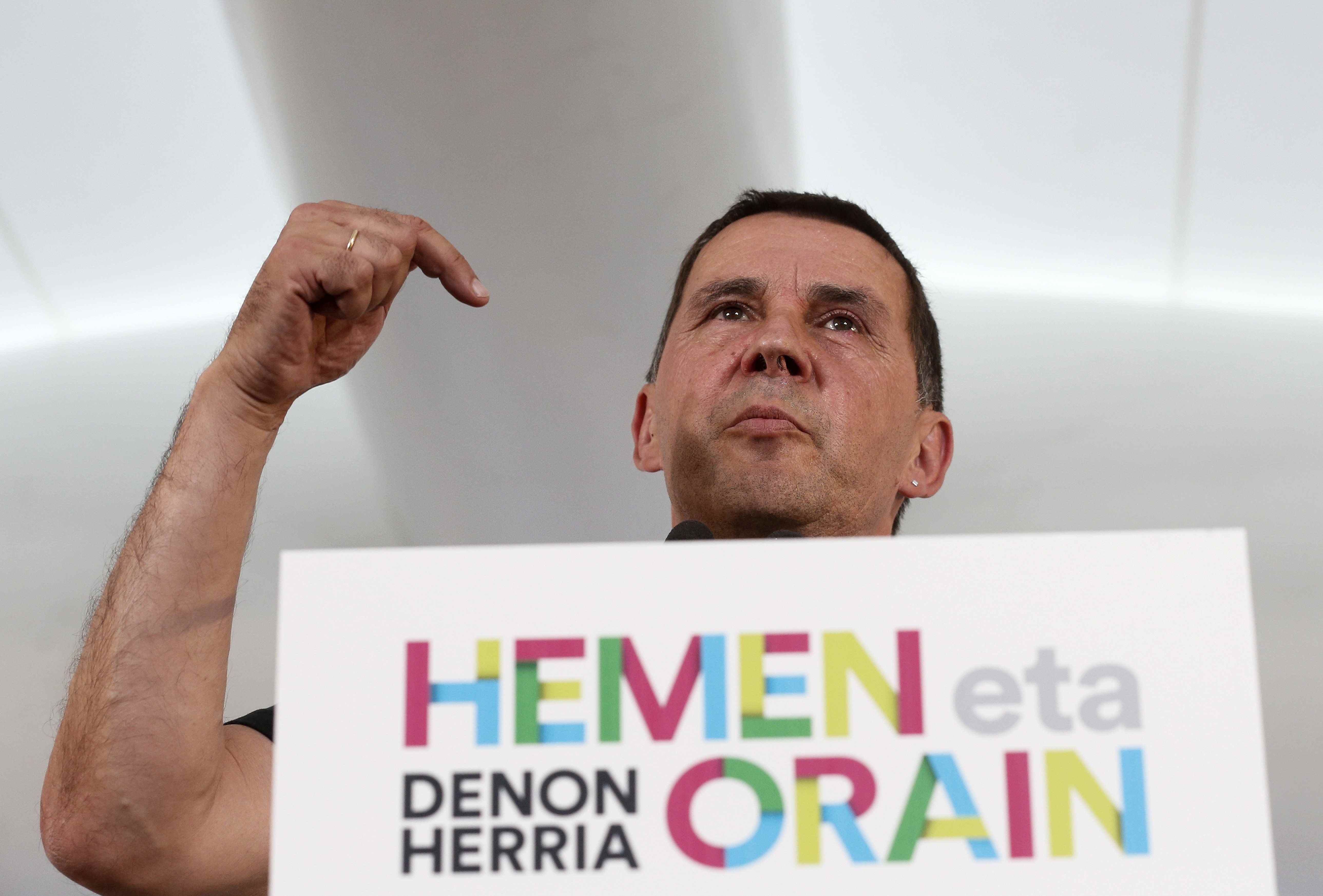Otegi: "Sin muertos, el Estado responde igual que como lo hacía en el País Vasco"