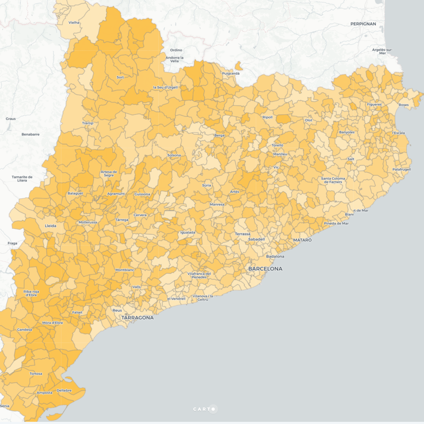 MAPA: La Catalunya que vota ERC