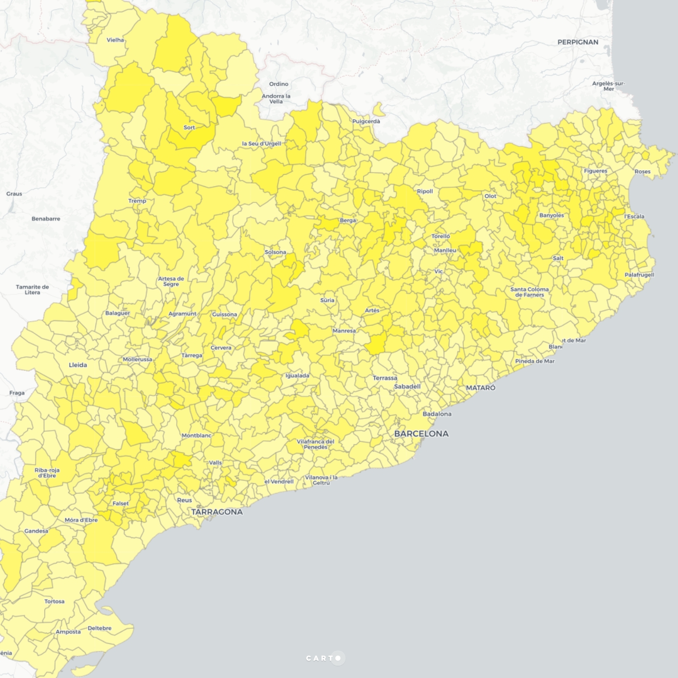 MAPA: La Catalunya que vota la CUP