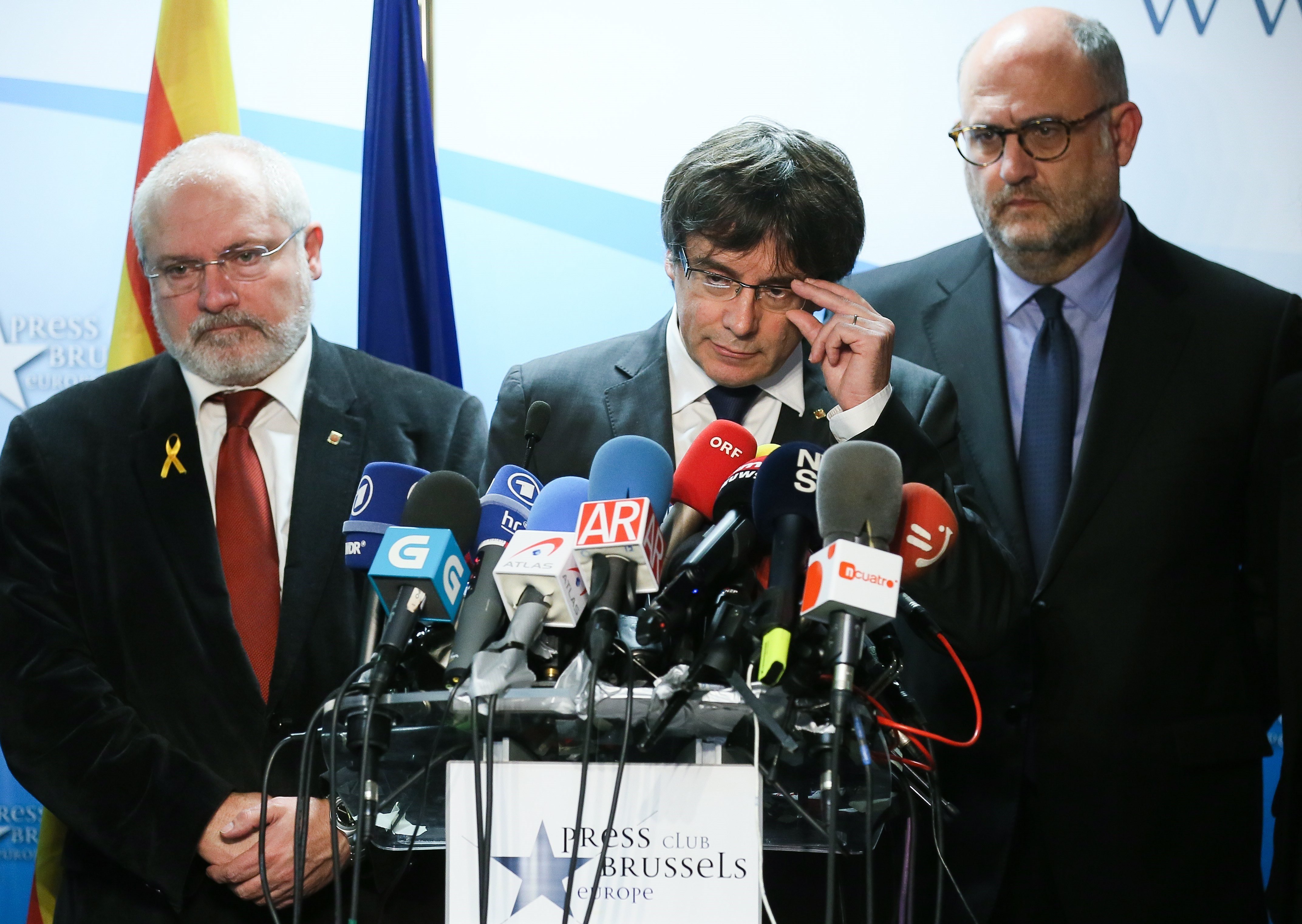 Puigdemont: "Lo que se debate en los EE.UU. en España lo llaman adoctrinamiento"