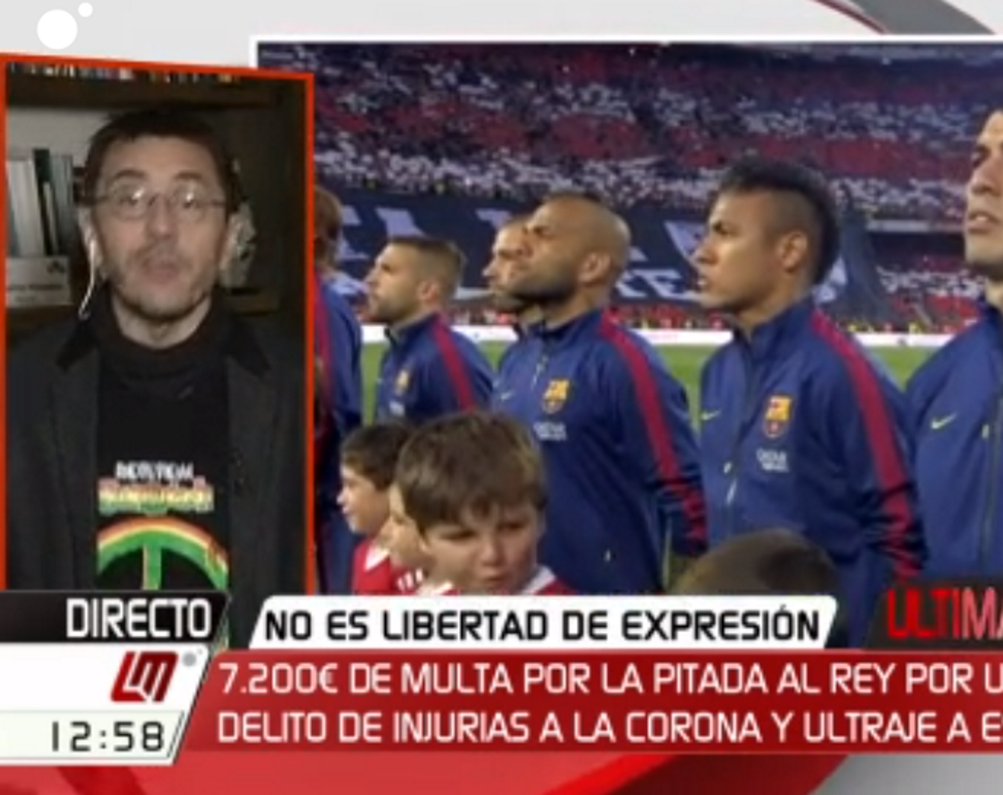 L'autocrítica de Monedero: "Volem que la gent es faci espanyola a hòsties"