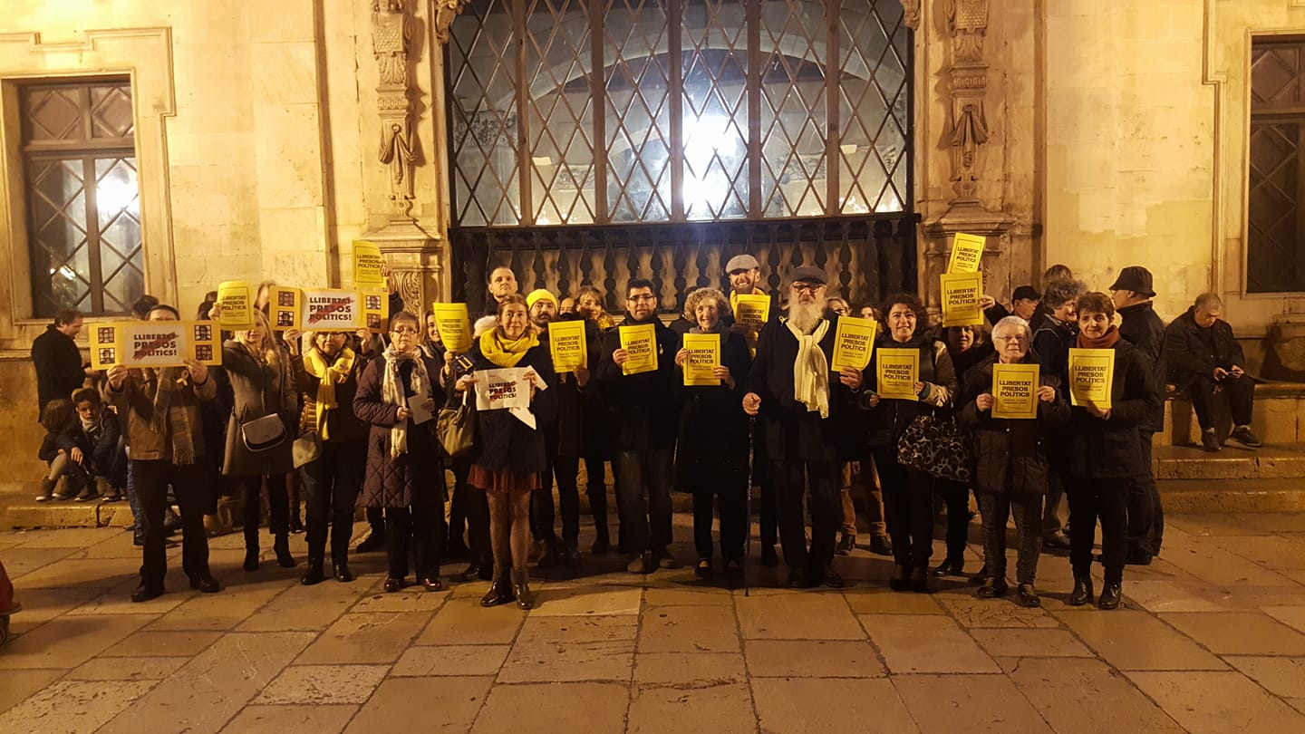 Identifiquen dues persones a Palma per cantar nadales per als presos polítics