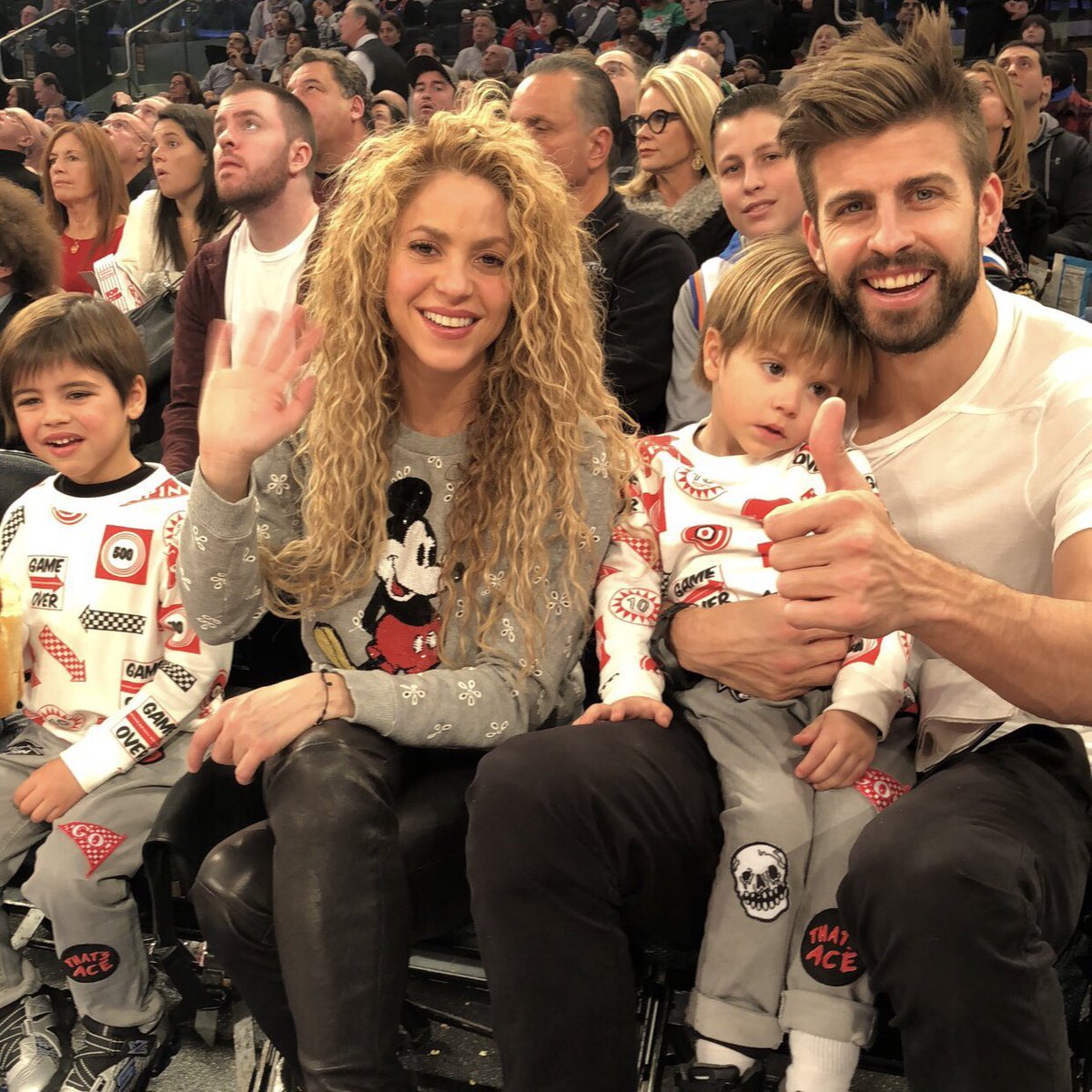 Shakira and Piqué joke about their "crisis" in New York