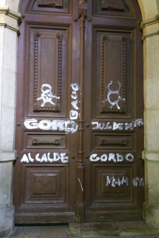 Pintadas Ayuntamiento Valls