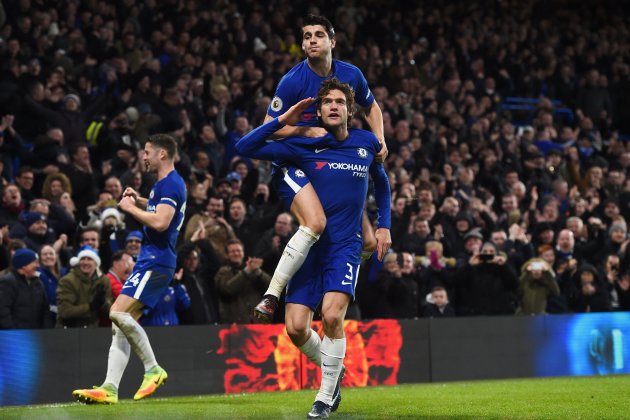 Marcos Alonso Álvaro Morata Chelsea Efe