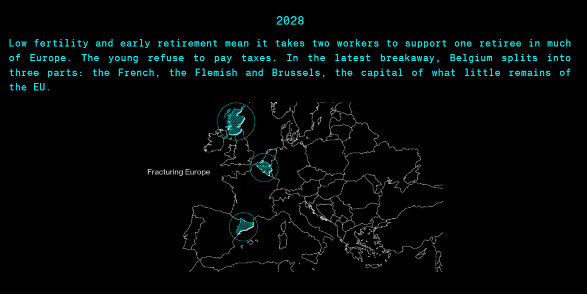 Bloomberg apunta la independencia de Catalunya para el 2024