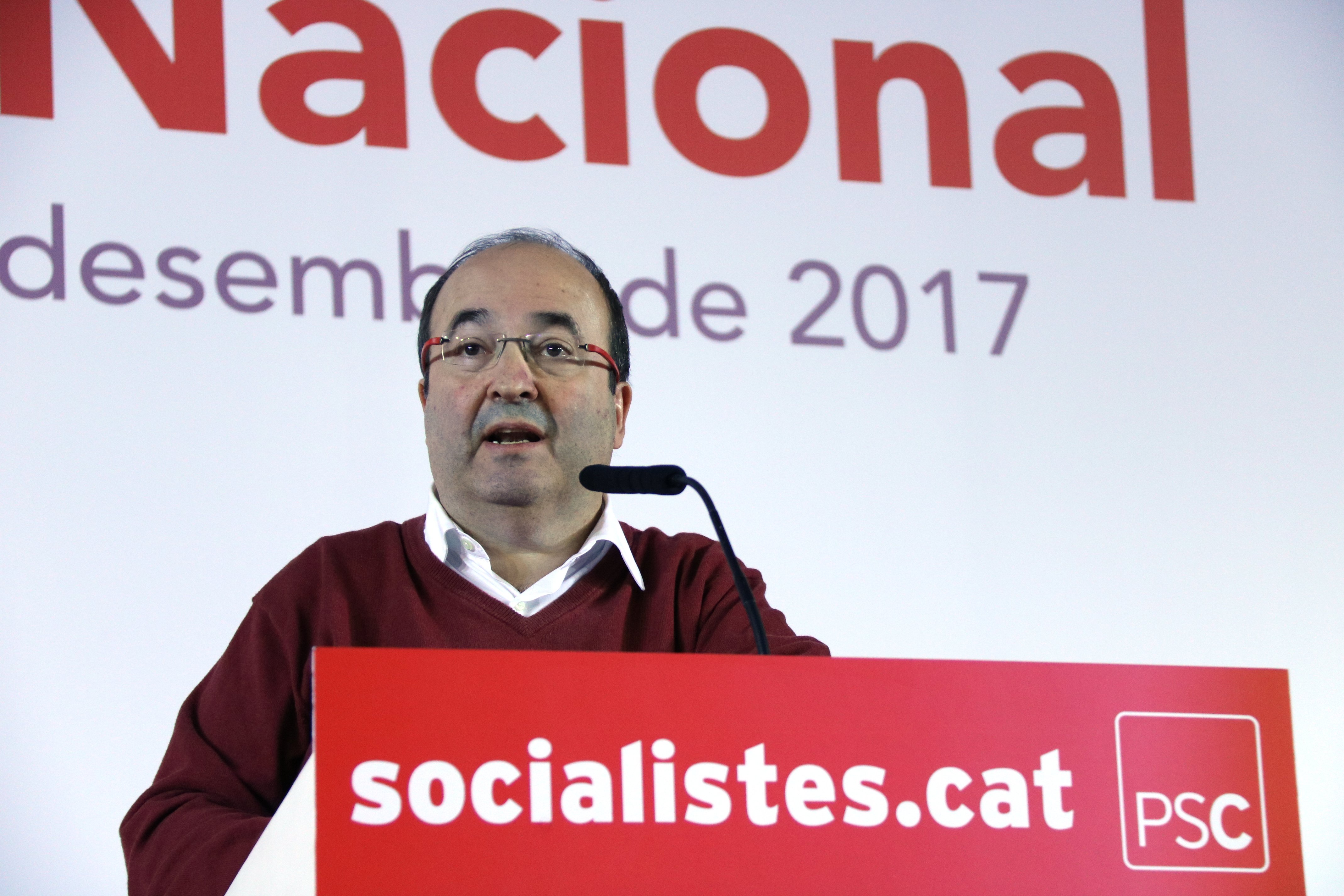 Iceta avisa que no renunciará al federalismo "por un puñado de votos"