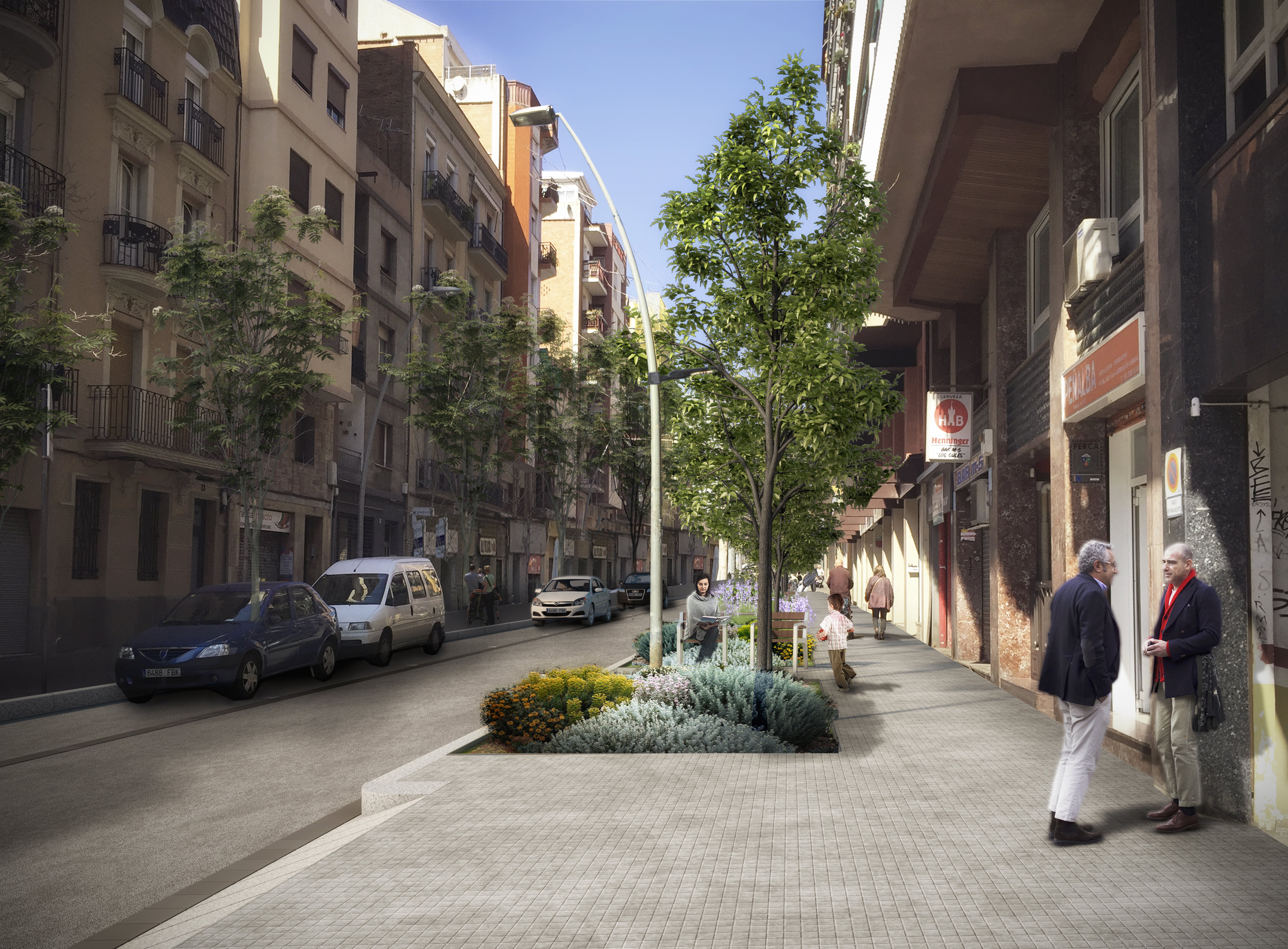 Barcelona rebaixa l'agressivitat del pla de superilles a les Corts