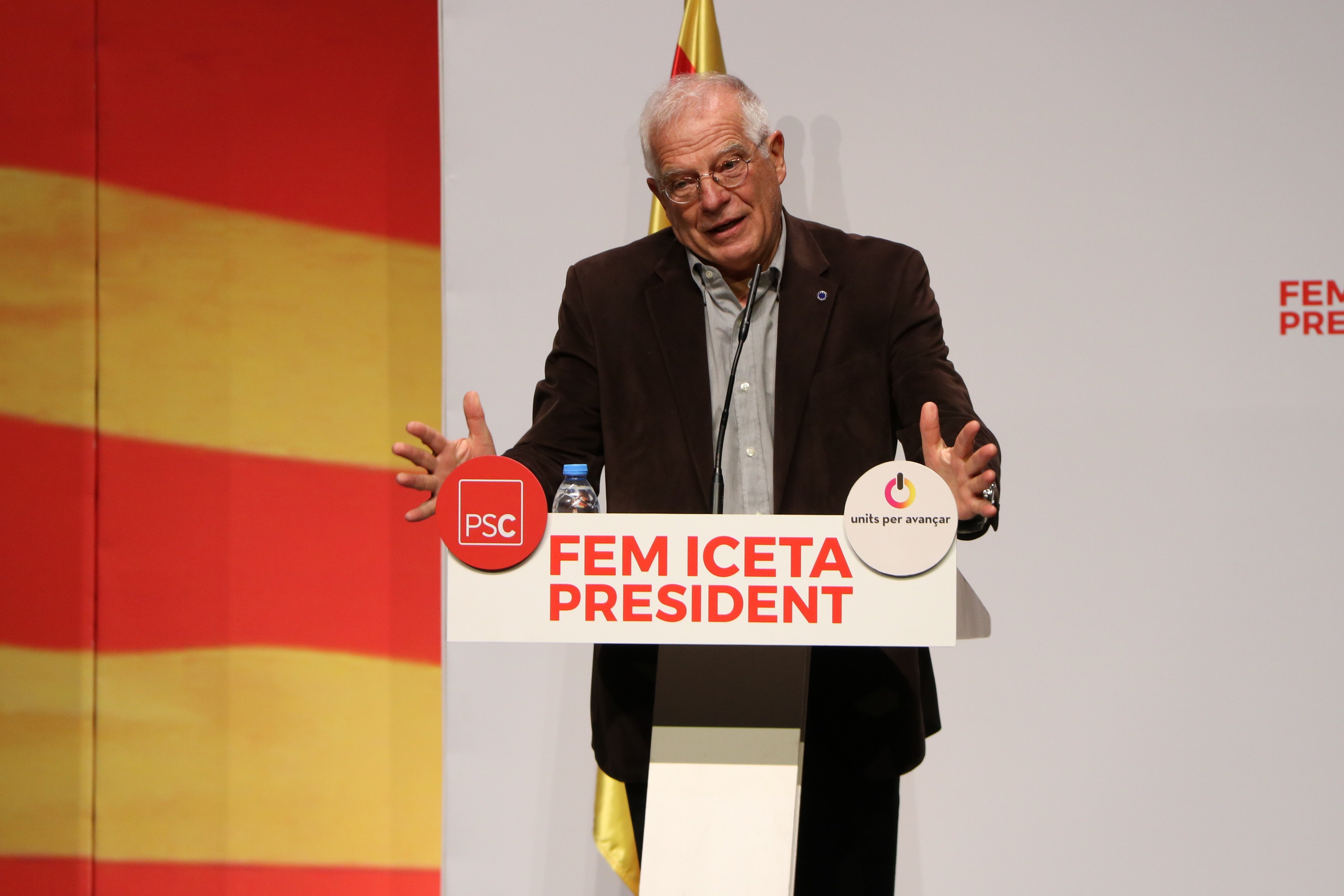 Borrell se ríe del independentismo: "En el franquismo las cosas serían mucho peores para ellos"