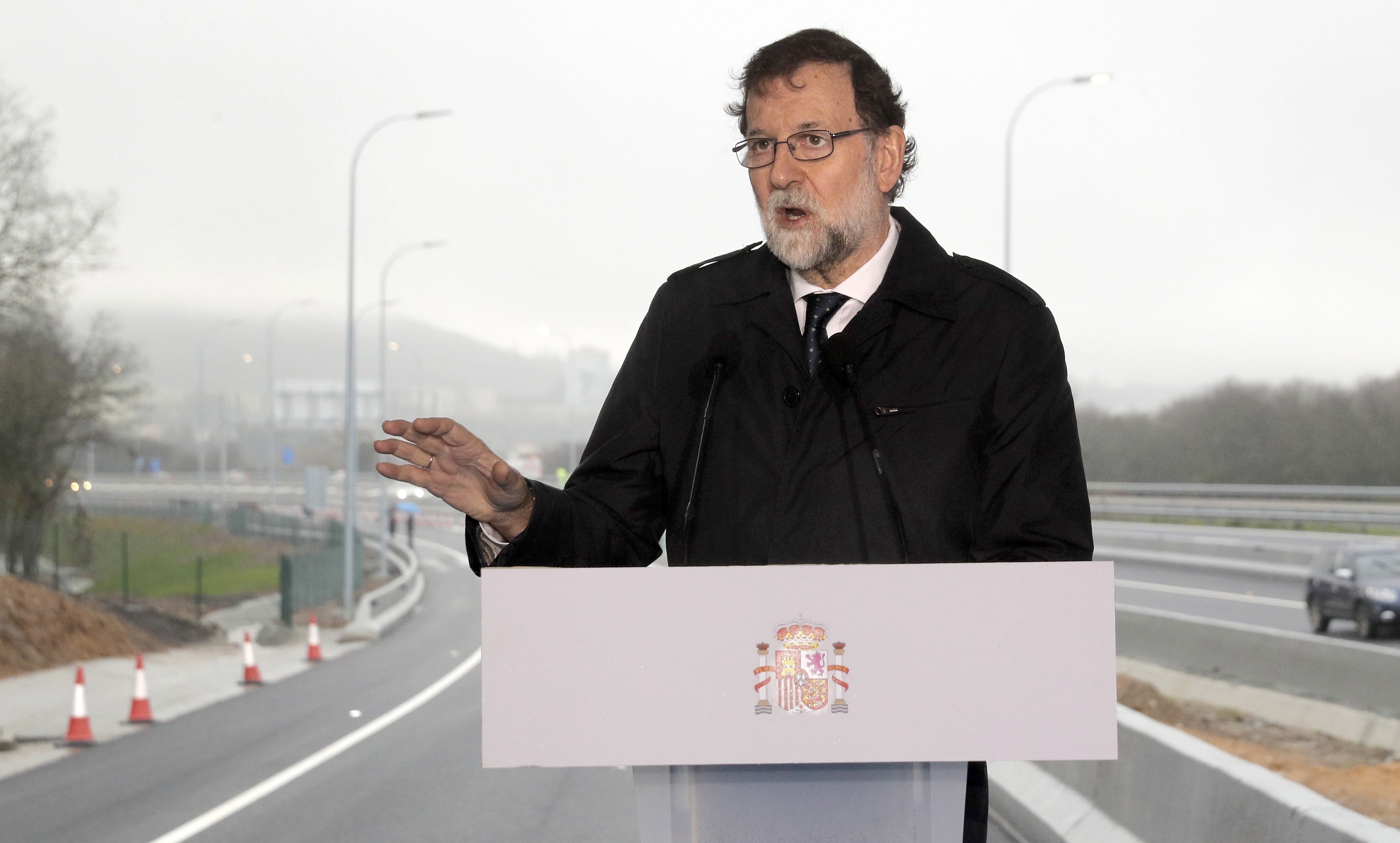 Rajoy fía sus promesas en empleo a la "sensatez" de Catalunya