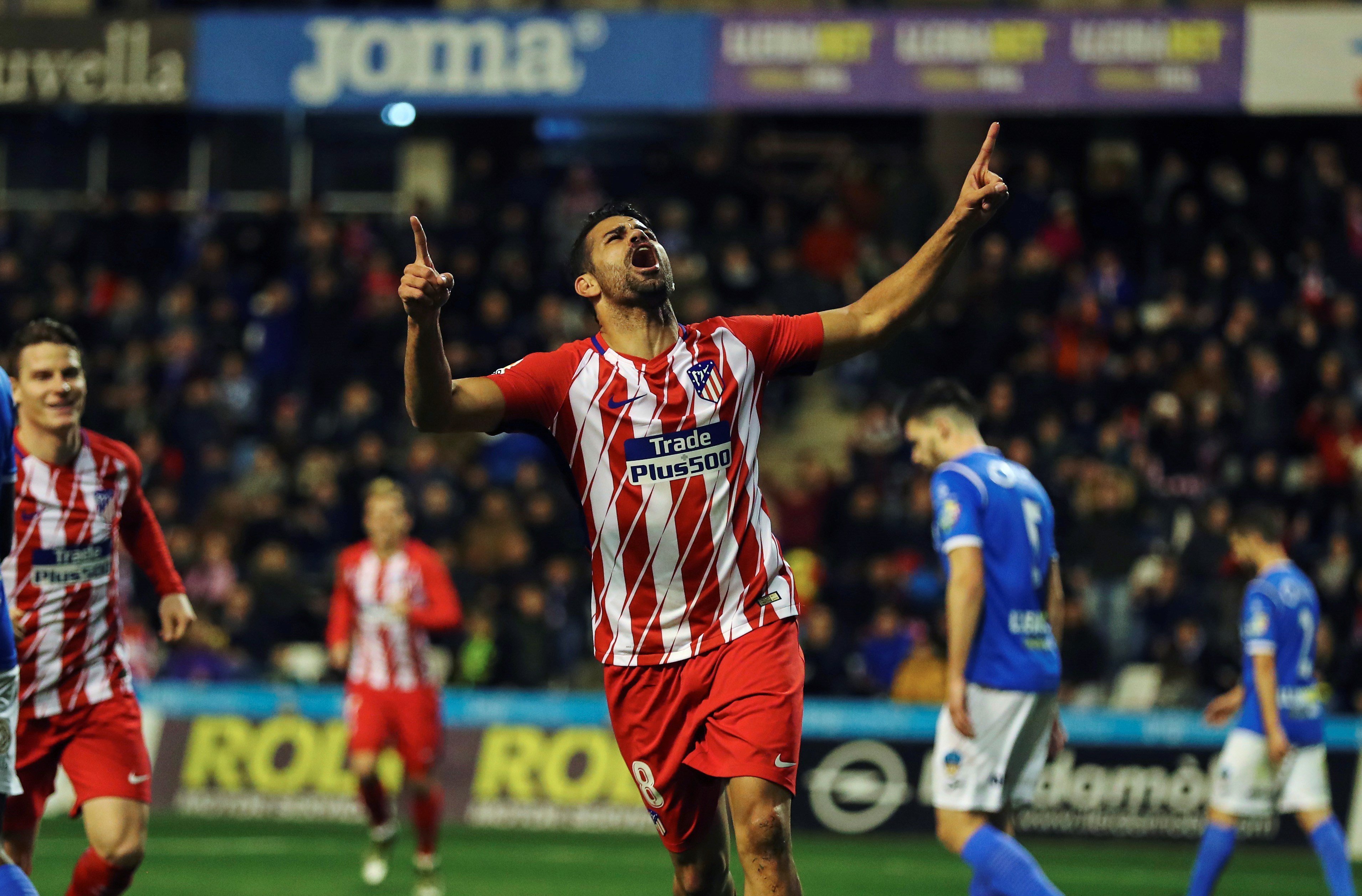 El Lleida no puede frenar al Atlético (0-4)