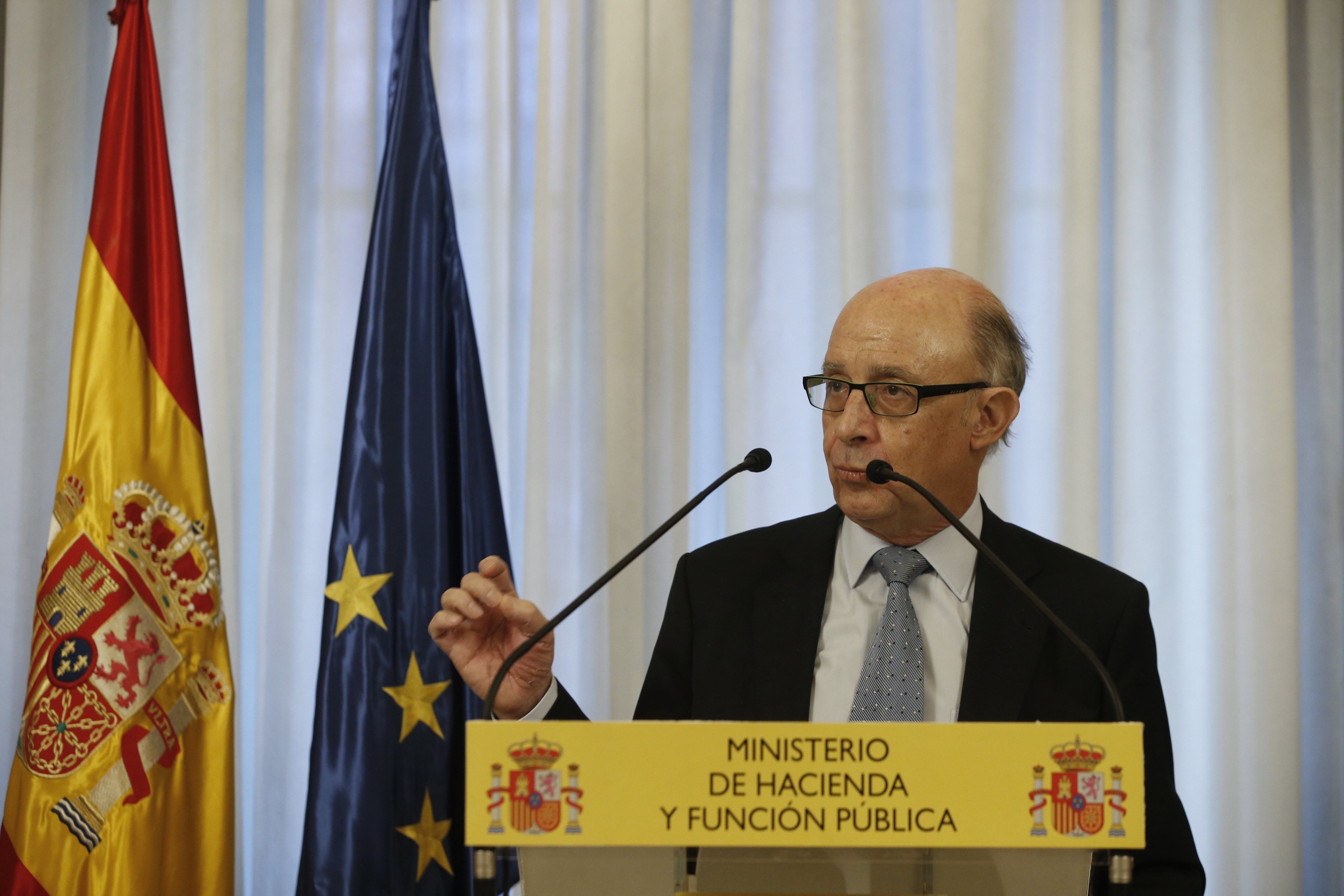 Montoro recorta en 780 millones la financiación de la Generalitat para el 2018