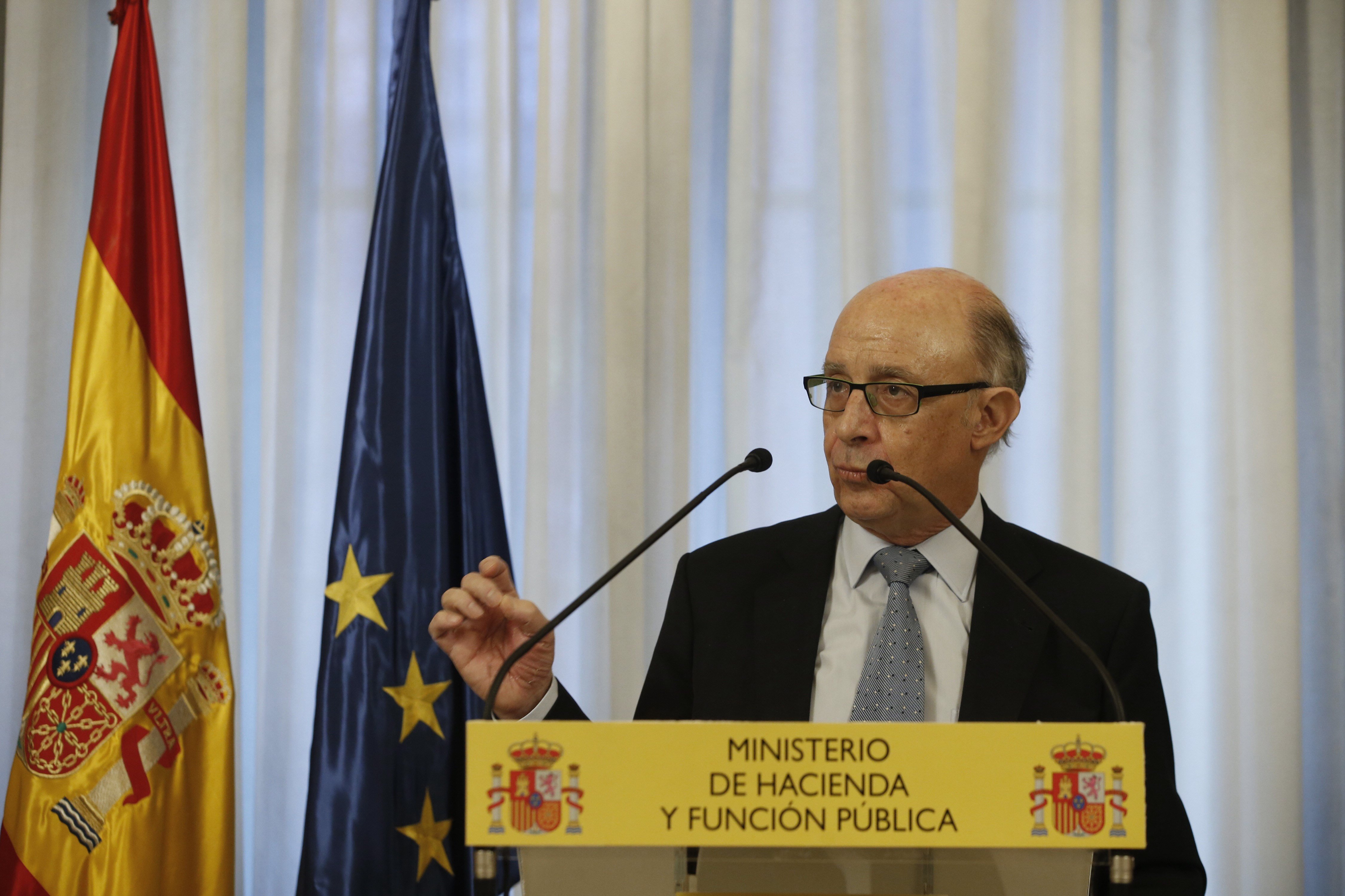 Montoro retalla en 780 milions el finançament de la Generalitat per al 2018