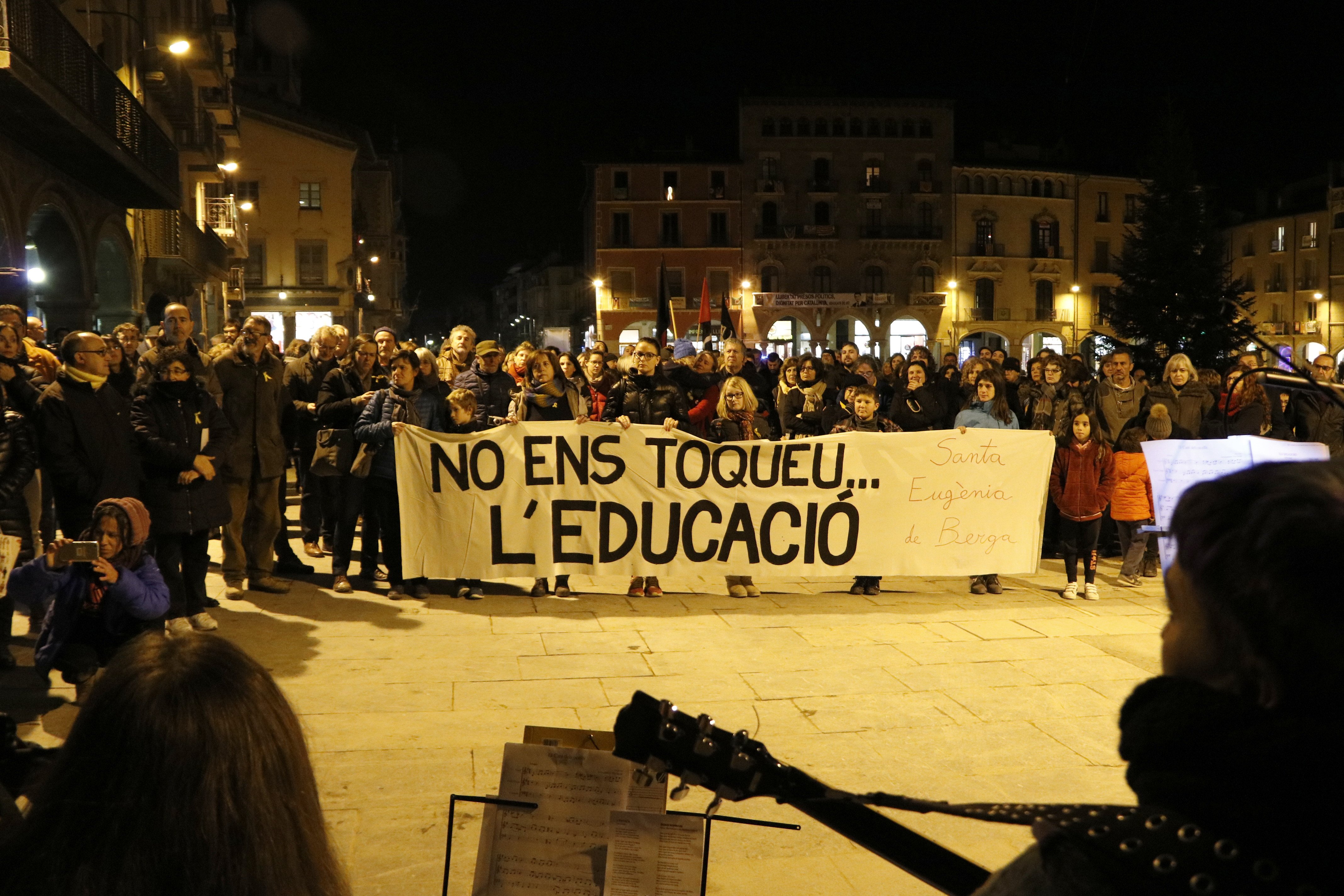 Manifestaciones por todo el país en apoyo a la escuela catalana