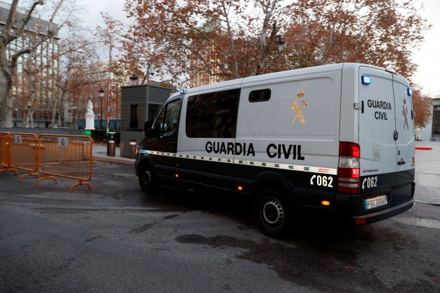 Entrada declaració Jordi Sànchez Jordi Cuixart Joaquim Forn Tribunal Suprem / Efe Entrada declaració Jordi Sànchez Jordi Cuixart Joaquim Forn Tribunal Suprem / Efe