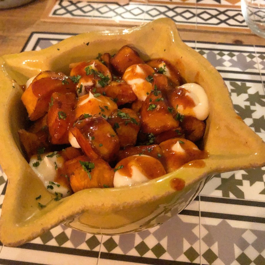 Bravas de boniato