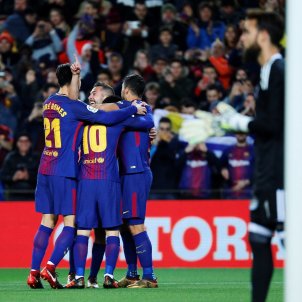 Barça Celta Copa gol pinya EFE Barça Celta Copa gol pinya EFE