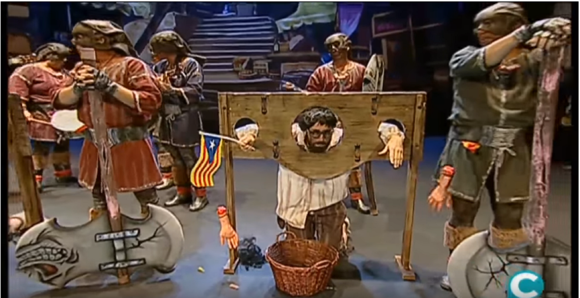 La chirigota que guillotina a Puigdemont ve "surrealista" la polémica
