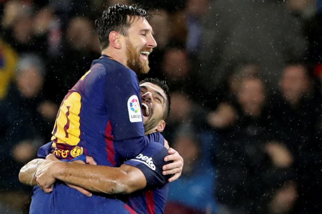 leo Messi Luis Suarez Barça Real Sociedad gol EFE