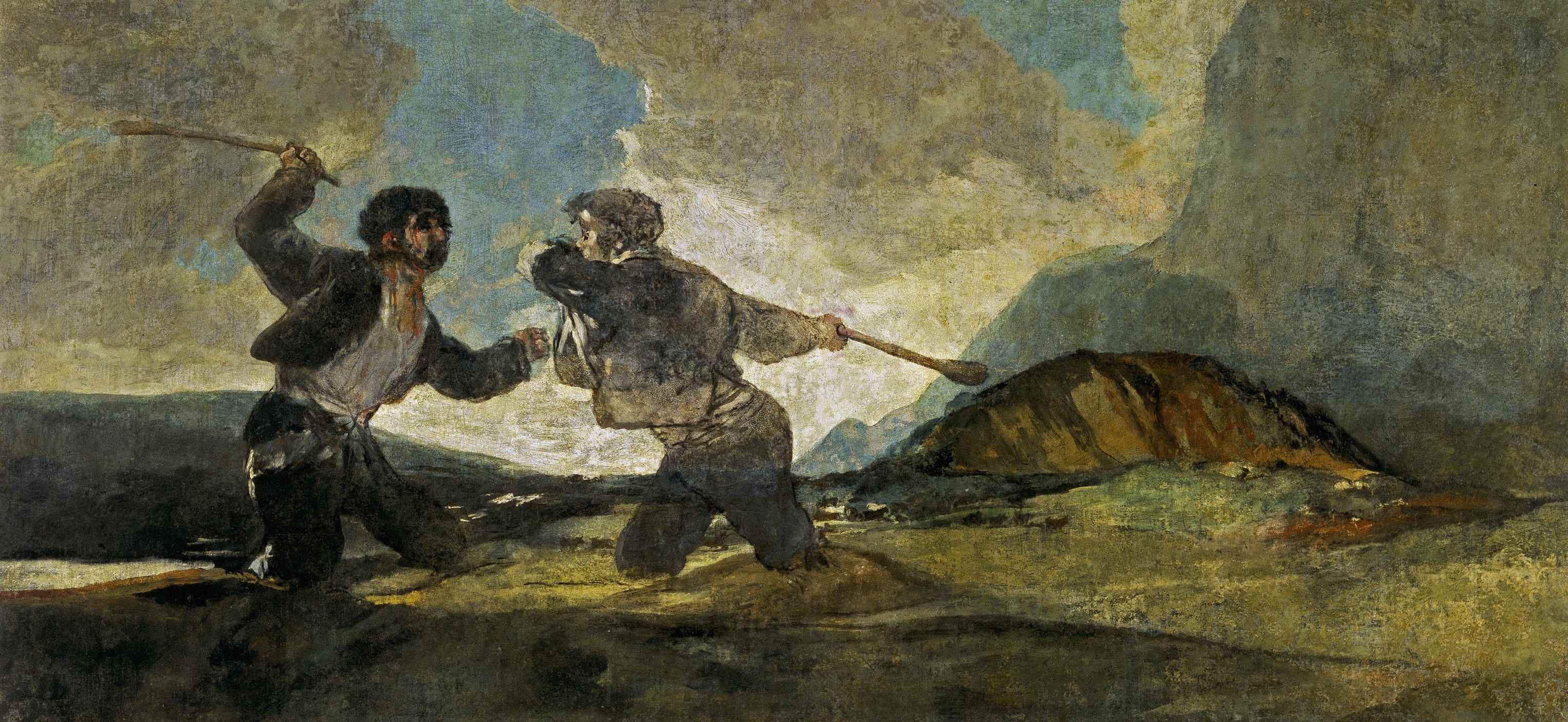 Francisco de Goya y Lucientes Duelo en garrotazos