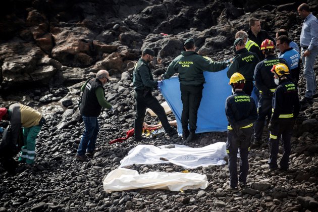 immigrants patera morts lanzarote - efe