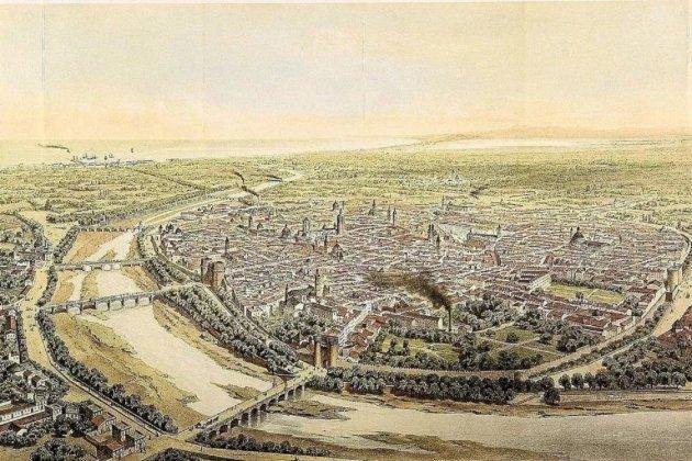 Completen el triangle telegrafic Barcelona Valčncia Palma. Valčncia a mitjans del segle XIX. Font Arxiu d'ElNacional Completen el triangle telegrafic Barcelona Valčncia Palma. Valčncia a mitjans del segle XIX. Font Arxiu d'ElNacional