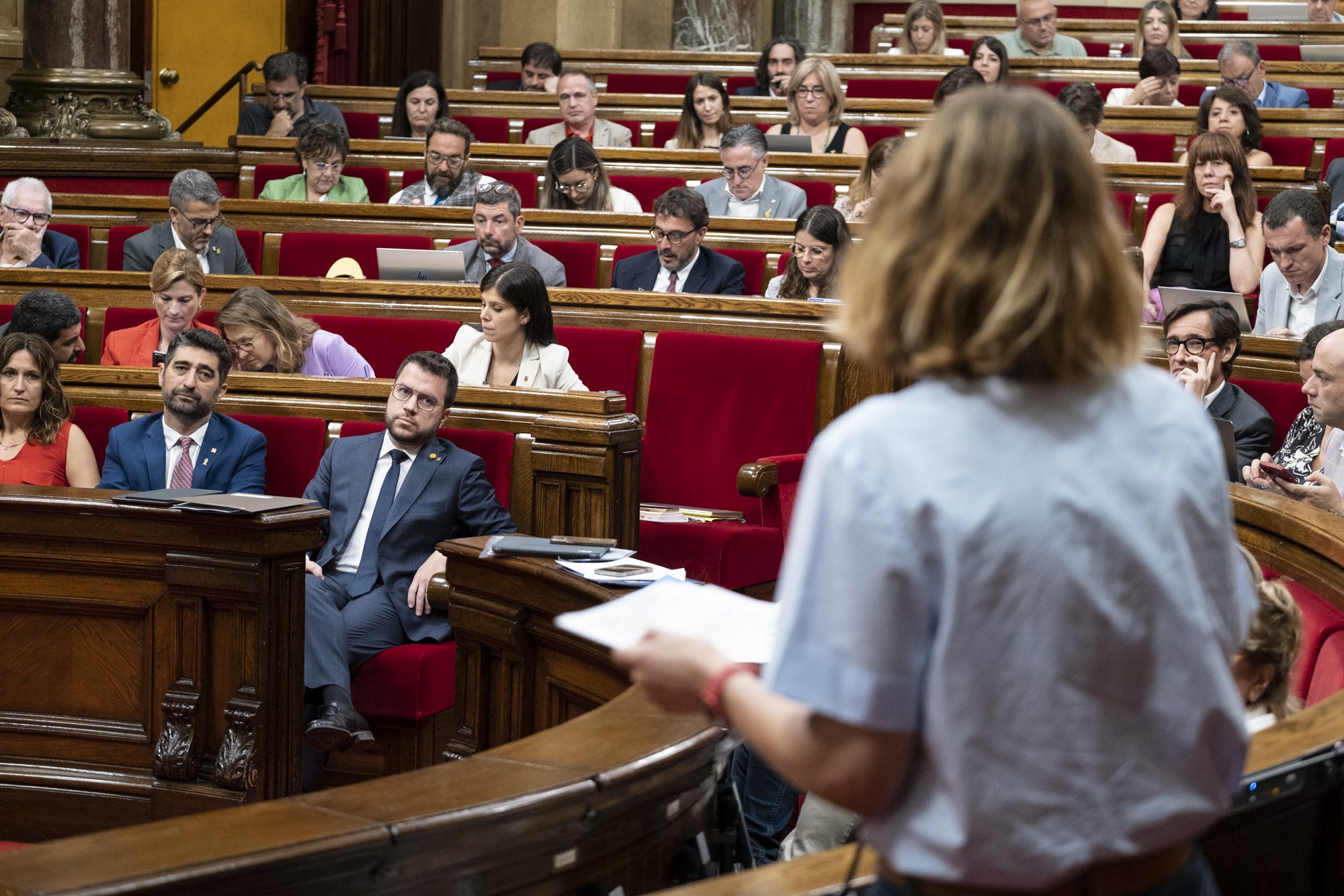 Albiach presiona a Aragonès: "Es una evidencia, se ha quedado solo"