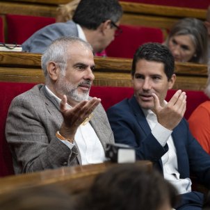 Ple Parlament, sessió de control Carrizosa i Martin Blanco ciutadans / Foto: Carlos Baglietto