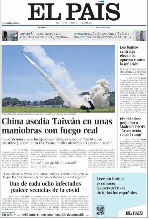 el pais portada 5 agost