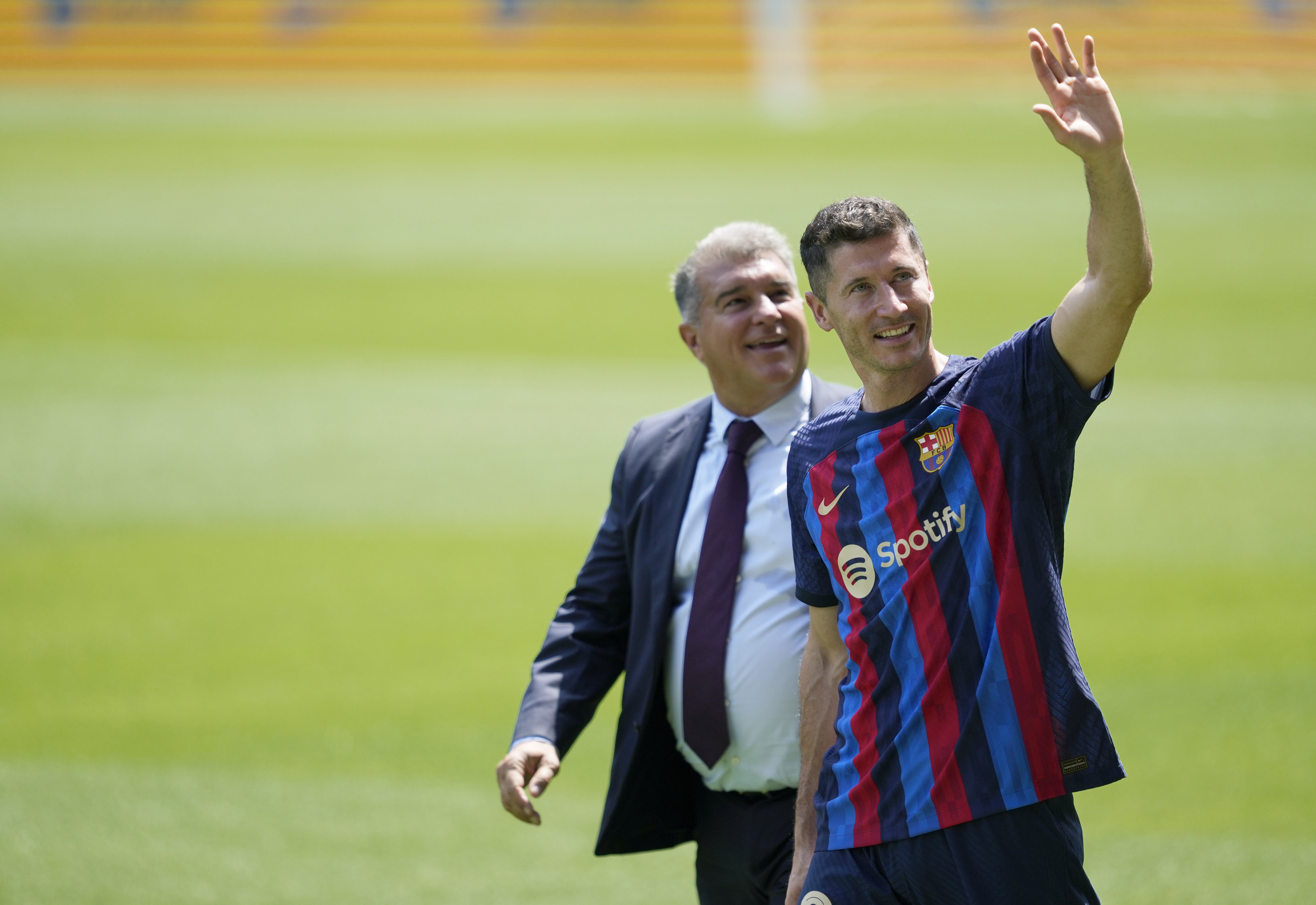 Joan Laporta, fichaje estrella para el Barça, el sustituto de Lewandowski está en el City