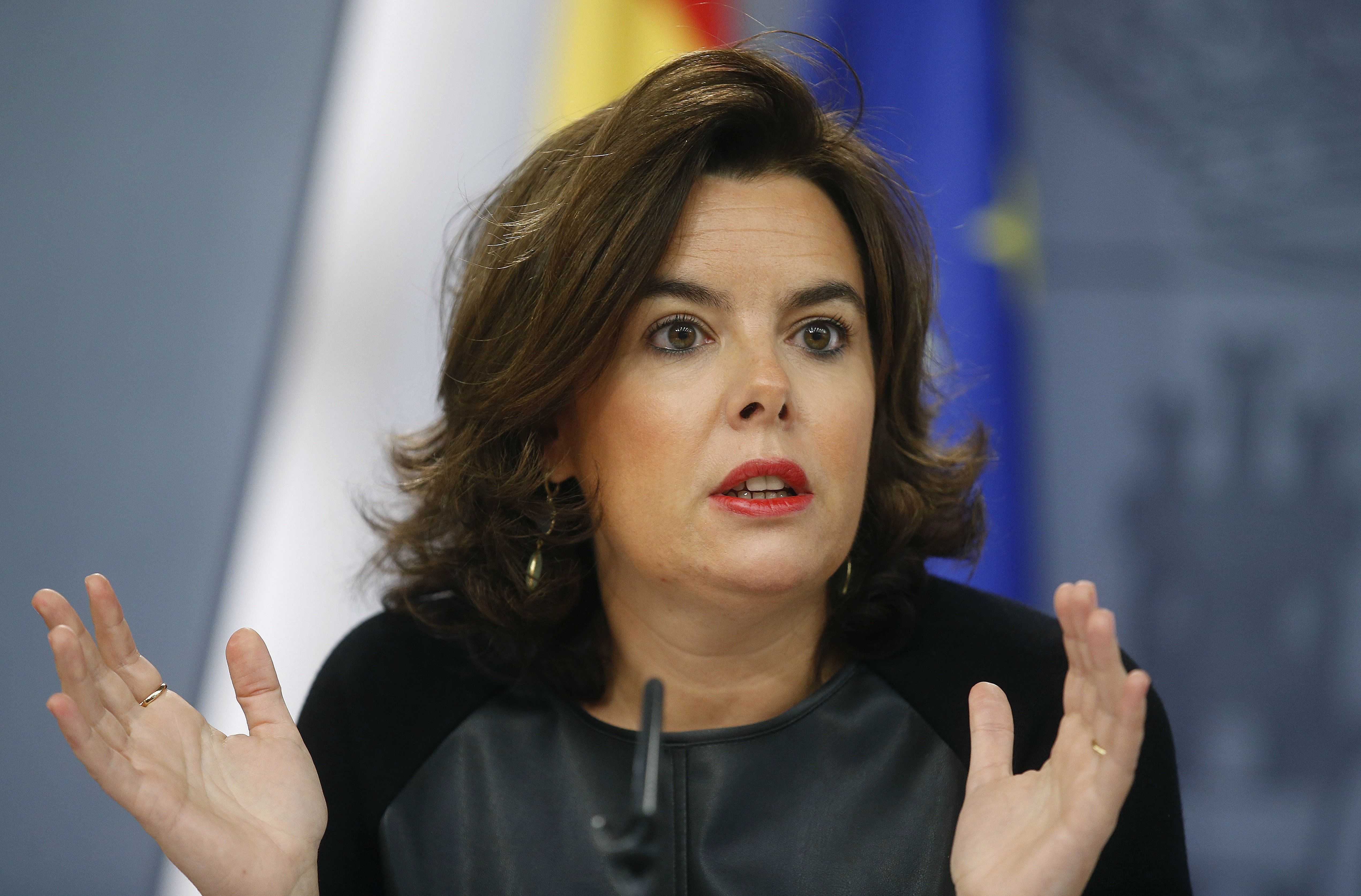 Santamaría advierte al PSOE del "preocupante" gobierno 'Frankenstein'