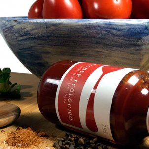 Salsa de tomate kétchup ecológico Cortijo de Sarteneja / El Corte Inglés