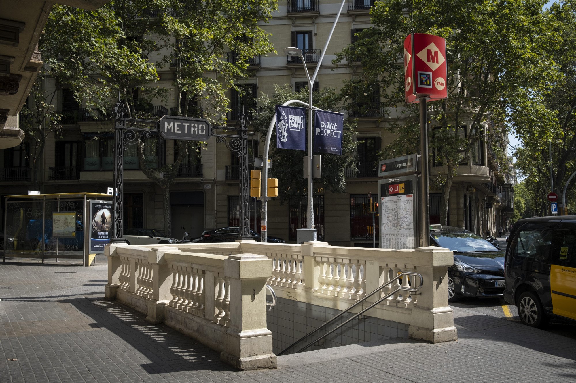 Restablert el servei a la línia 1 del Metro de Barcelona, després d'una aturada per un acte incívic