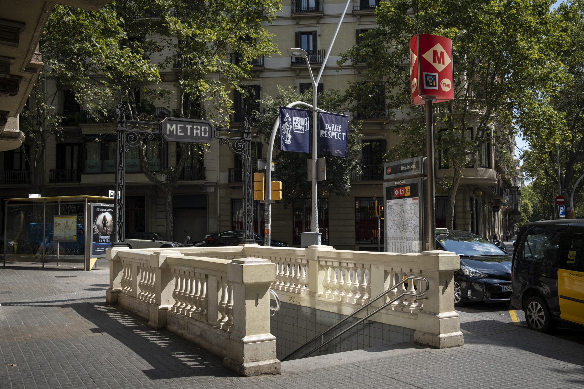 Restablert el servei a la línia 1 del Metro de Barcelona, després d'una aturada per un acte incívic