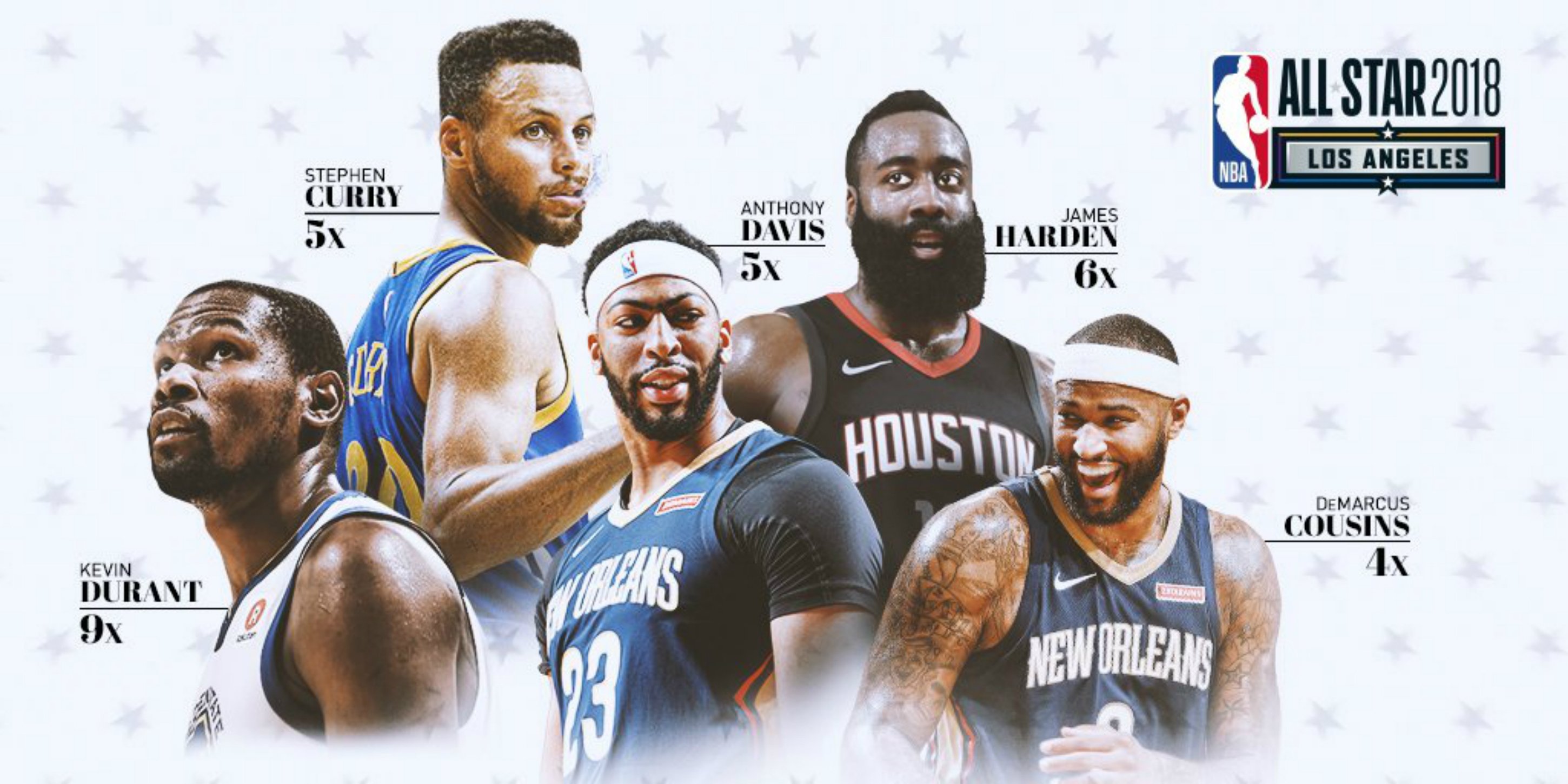 LeBron y Curry, capitanes en el All-Star de la NBA