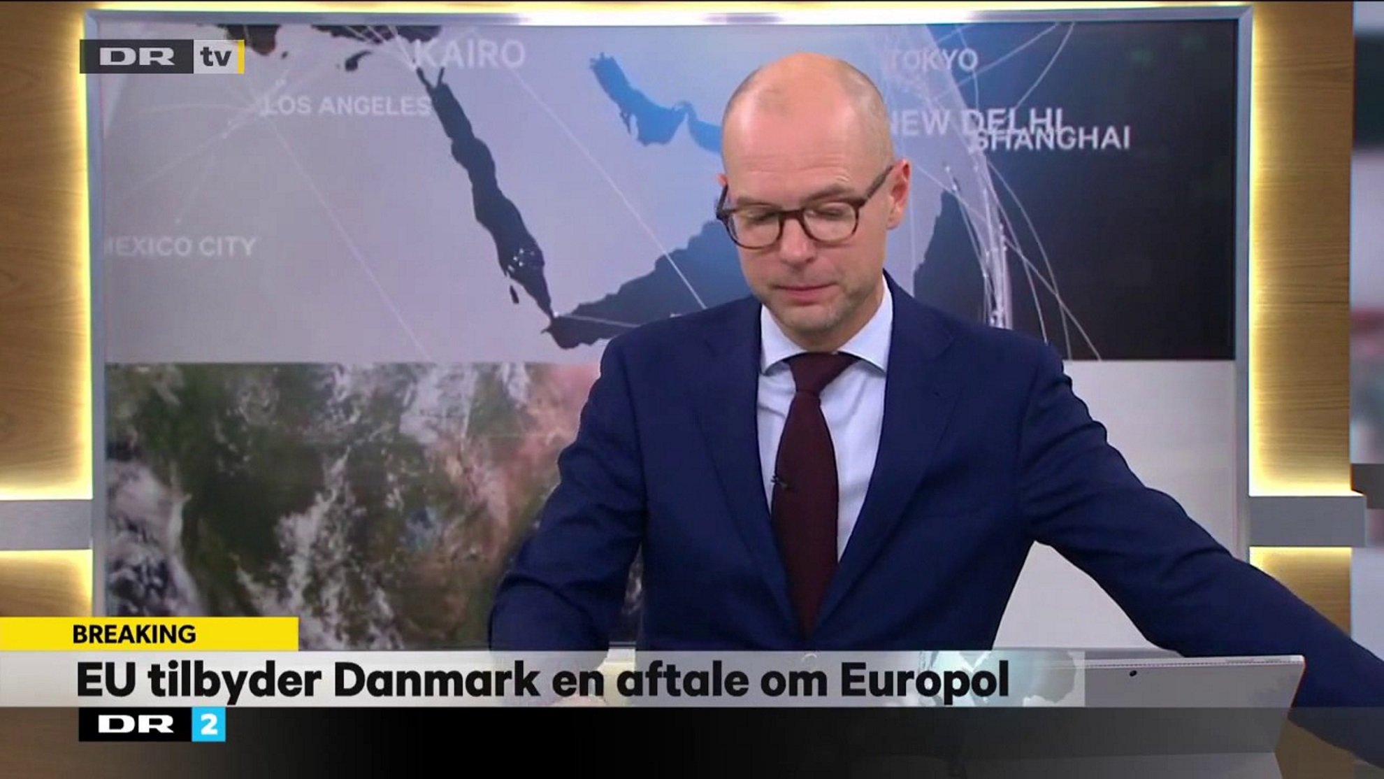 La TV danesa se hace eco de la visita de Puigdemont