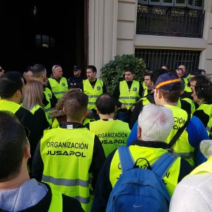 manifestació policia espanyola @jusapol manifestació policia espanyola @jusapol