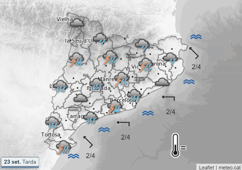 Xàfecs generalitzats arreu de Catalunya