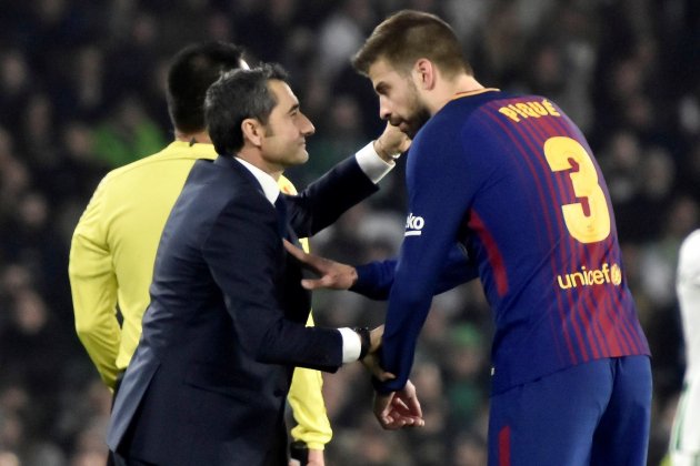 Betis Barça Valverde Piqué Efe