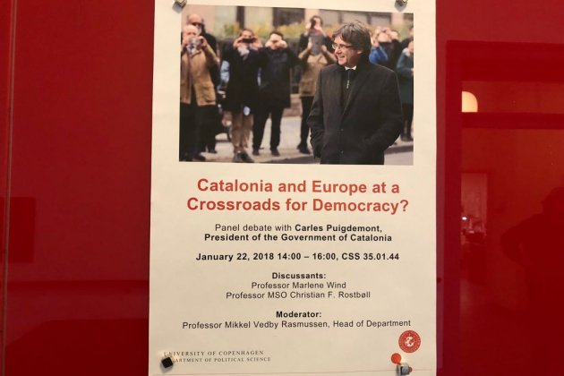 COPENAGHEN puigdemont cartel lasalas